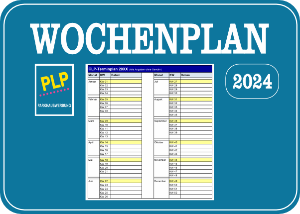 CLP-Wochenterminplan 2024